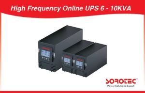 China LCD RS232 SNMP Single Phase 60Hz High Frequency Online UPS 6 - 10kva for Computer, Telecom wholesale