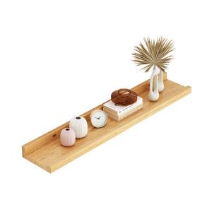 China Household 30*15cm Wooden Plant Shelves Wall Hanging For Living Room wholesale