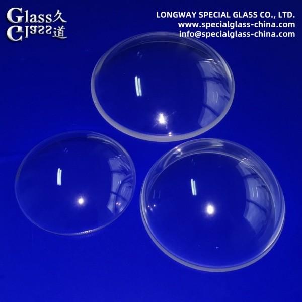 Quality Transparent Optical Dome Lens For Security Camera / Microscope / Telescope for sale