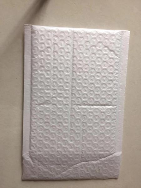 Quality White Color Bubble Package Envelope Strong Security For Tempered Glass Screen for sale