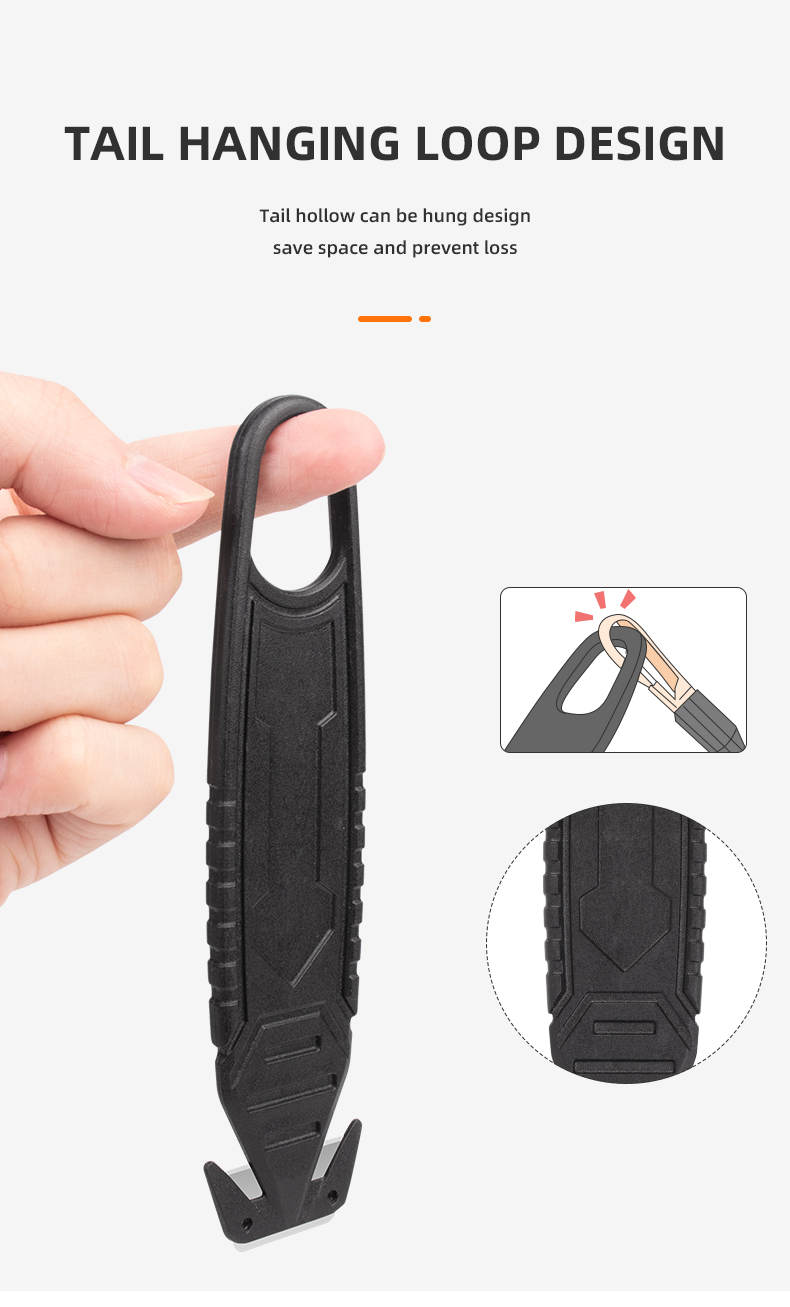Multifunction Two Sided Concealed Blade Recessed Blade Safety Box Carton Cutter Film Cutter Knife