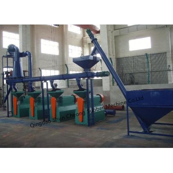 Fine Rubber Powder Pulverizer / Abandoned Tyre And Rubber Grinder Mill