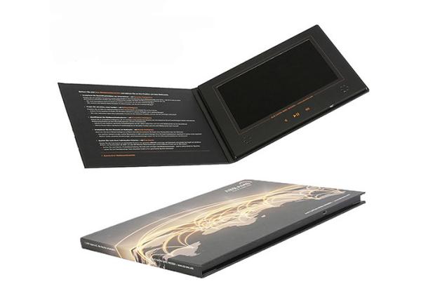 Quality 512MB 4.3 Inch LCD Video Business Cards Built In USB Port And Rechargeable Battery for sale