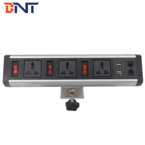 with double network interface supply the bracket multifunctional movable table socket
