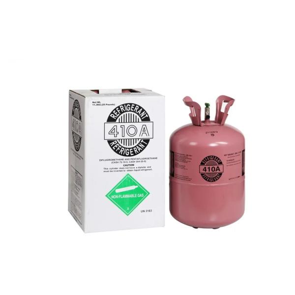 25lb HFC 410A Refrigerant Gas For HVAC Systems High Energy Efficiency