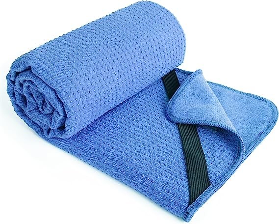 Double Sided Suede Yoga Mat Towel Eco Friendly Anti Microbial Anti Slip Custom Logo