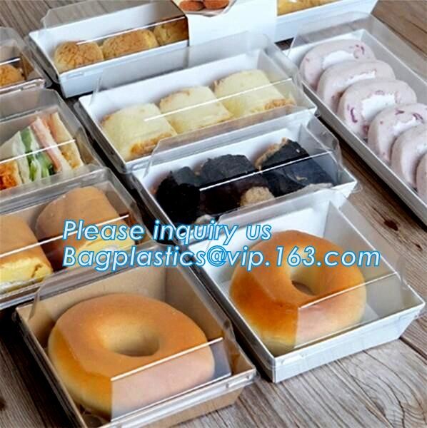 kraft paper sandwich box with window ,triangle sandwich box for packaging,Cardboard Box With Clear Window Burger Sandwic
