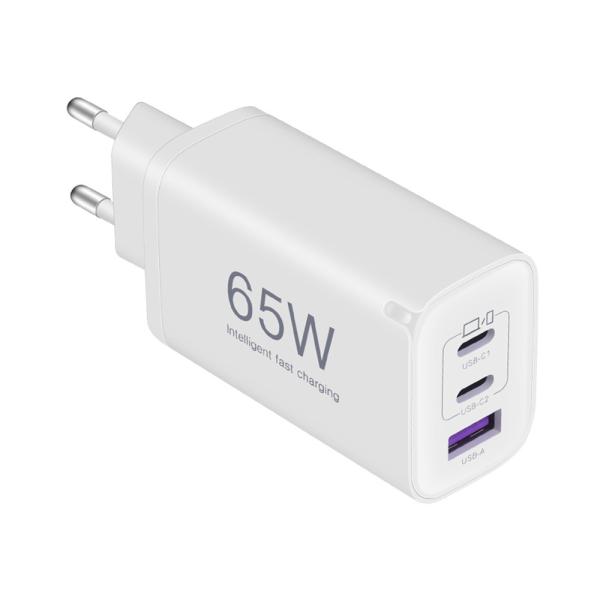Quality 65W GaN Laptop Charger PD Fast Charge Mobile Phone QC4.0 UK US AU AR EU KC for sale