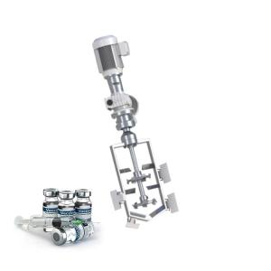 Bottom Mounted Mechanical Agitator Configurations For High Viscosity Material Blending And Crystallization