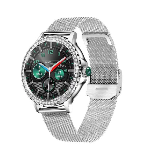 Quality NX19 Waterproof Smart Watch Fitness Tracker 1.3 Inch Round Smartwatch For Ladies for sale