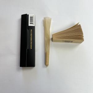 Custom Rice Brown Rolling Paper King Size 32 Leaves With Tips