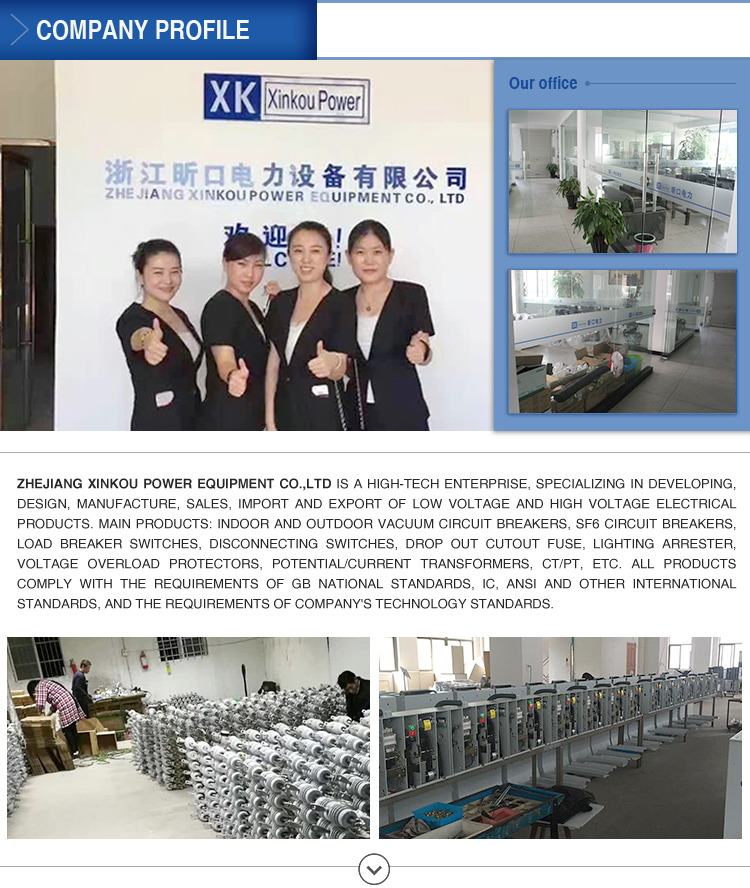 High Voltage Expulsion Drop Out Fuse Overhead Line Power Accessories