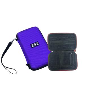 China Purple EVA Carrying Case With Compartment / Nylon Zipper / Elastic Band wholesale