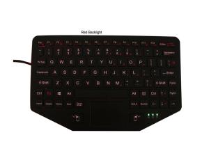 Robust ABS NVIS Backlight Ruggedized Vehicle Keyboard