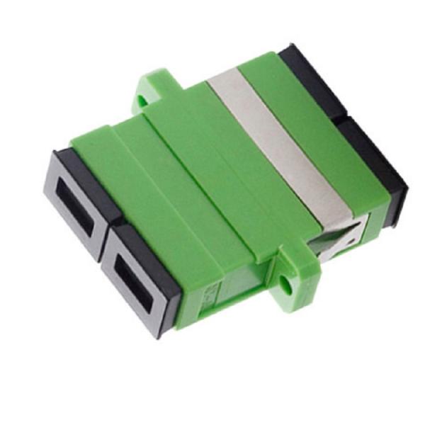 Single Mode Duplex Fiber Optic Adapter SC UPC APC Green Color