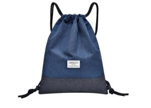 China 600D Polyester Drawstring Backpack , Water Resistant Custom Pull String Bags on sale
