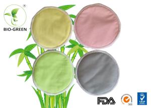 Water Resistant Bamboo Cloth Pads , Ultra Thin Bamboozies Breast Pads