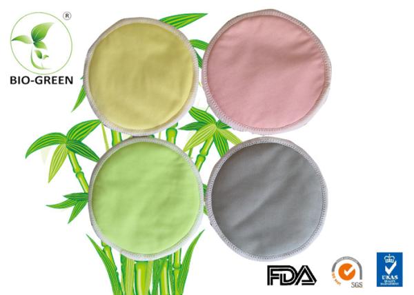 Quality Water Resistant Bamboo Cloth Pads , Ultra Thin Bamboozies Breast Pads for sale