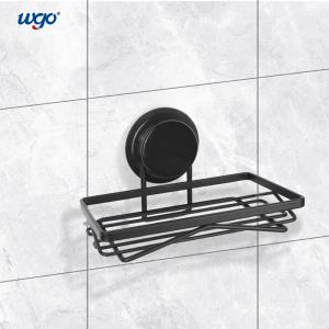 China Bathroom Pendant Suction Cup Soap Holder No Drilling Stainless Steel Shelf wholesale
