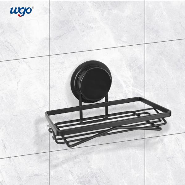 Quality Bathroom Pendant Suction Cup Soap Holder No Drilling Stainless Steel Shelf for sale