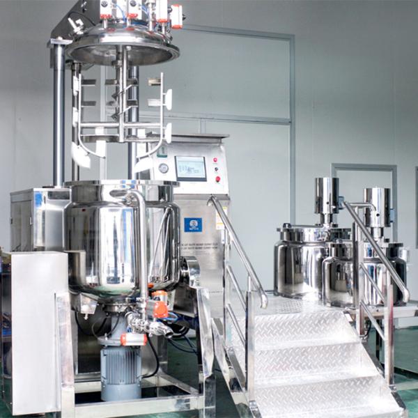 Vacuum Homogenizing Emulsifying Machine With Automatic Material Suction Mature Technology Forging Quality Is Guaranteed