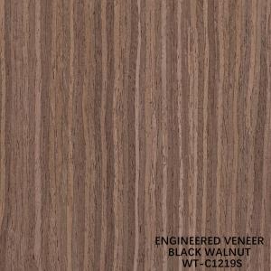 3100mm Lengthened Size Walnut Wood Veneer Quarter Cut Straight Grain For Door Skin