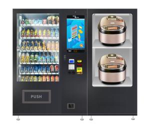 China Durable Snack And Drink Vending Machine With Microwave Oven LED Lighting on sale
