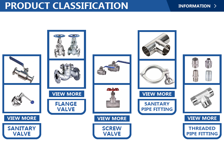Quick Install SS304 316L Tri Clamp Equal Tee Pipe Fitting for Food Industry Connection