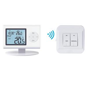 China 5+2 Day Programmable Digital RF Thermostat With WiFi Module Built - In wholesale