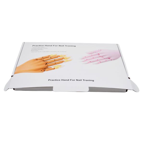 Folding Paper White Corrugated Mailer Boxes With Full Size Logo