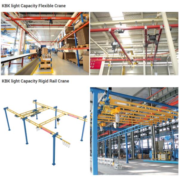 KBK Flexible 1 Ton 2 Ton 3 Ton Bridge Crane High Efficiency