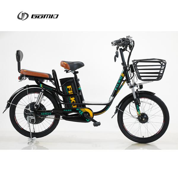 GOMID Electric City Bike Hub Motor Ebike Lithium Battery 400W 20Ah 22*1.95Inch Wheel Size High Capacity Takeout E-Bike