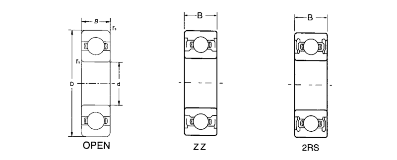 High Speed Bearing 6002 6002z Made of Chrome Steel with Static Load Capacity 2850N
