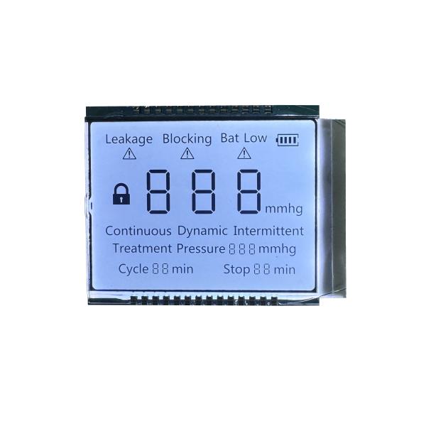 Quality Monochrome  White Segment HTN Positive LCD Screen Display 3.3V 27PIN for sale