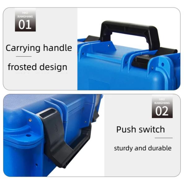 Custom Engineering PP Tool Box with Ergonomic Handle