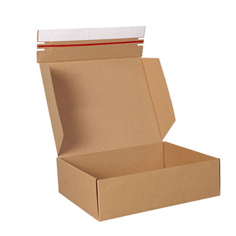 Custom Black Paper Zip Detachable Parcel Shipping Mailer Box Packaging with Logo Simple