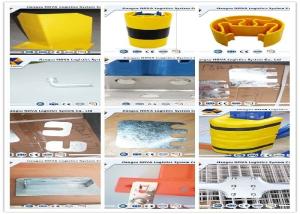China Pallet Racking Upright Protectors For Forklift Trucks Damage , Warehouse Racking Protection on sale