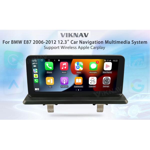 12.3 Inch BMW 1 Series E87 Bluetooth Radio 2006-2012 GPS Navigation OEM