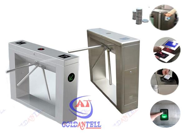 Quality Fingerprint Tripod RFID Turnstile Gate Access Control Turnstile System for sale