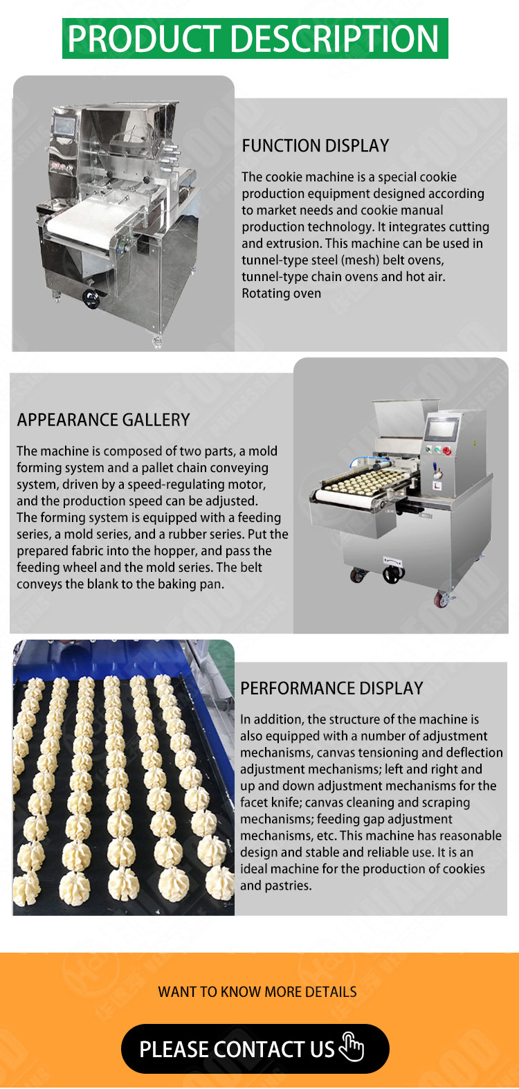 Automatic Small Mini Cookie Drop Machine High Quality Biscuit Making Machine