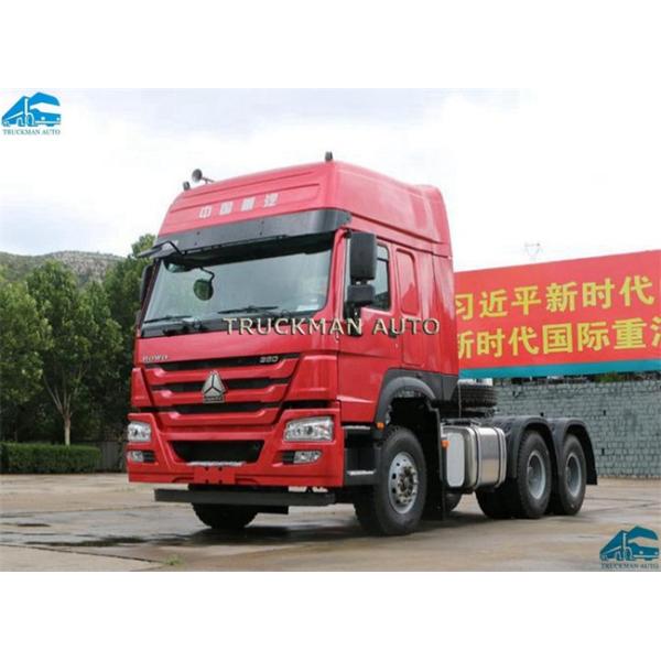 420hp Howo Sinotruk 6x4 Tractor Truck , 10 Wheeler Tractor Head Rated Power 309kw