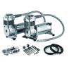 Buy cheap Silver Steel Dual Packs Air Suspension Pump For Strong Power And Fast Inflation from wholesalers