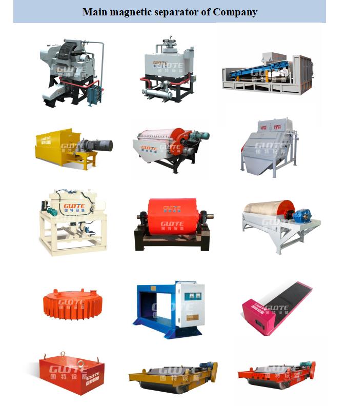 High Gradient CTB Wet Type Zircon Sand Magnetic Separation Machine for Wet Separation