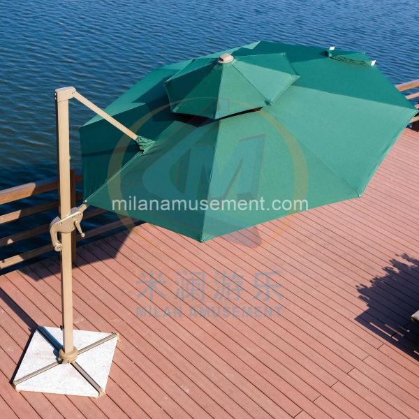 Outdoor Sunshade Umbrella UV Protection Wind Resistant