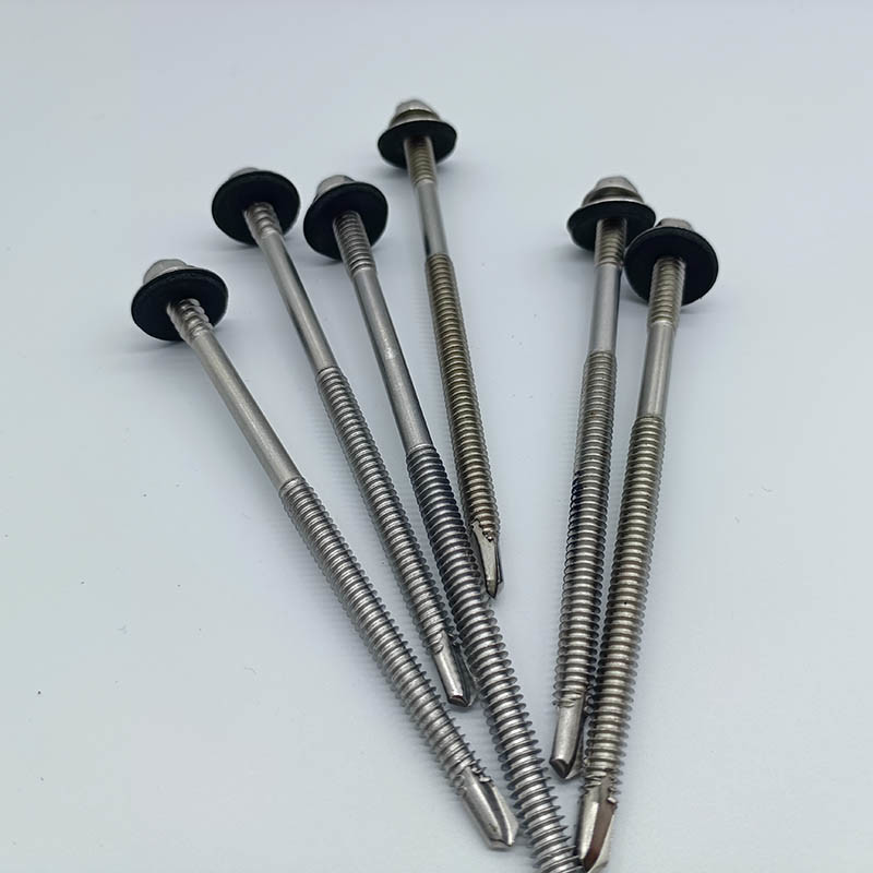 DIN Hex Flange Head Self Drilling Screw with EPDM Washer