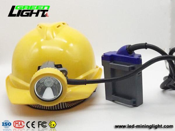Quality 1.6W 216lum Rechargeable Led Miner Lamp 15000lux For Coal Mining for sale