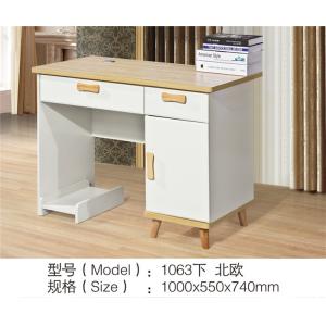 China Household MDF Painted Desktop Computer Desk With Excellent Stablility wholesale