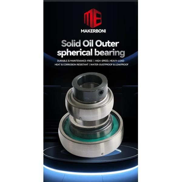 Outer Spherical Bearing Solid Oil Bearings AGRICULTURAL HARVESTER solid grease