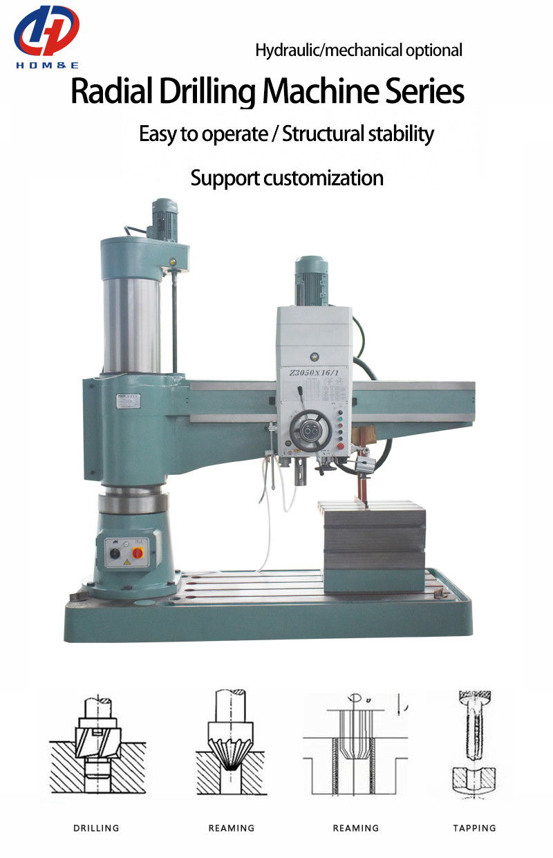 Automatic Feed Radial Drilling Machine Z3050 Mechanical Speed Change vertical drilling machine