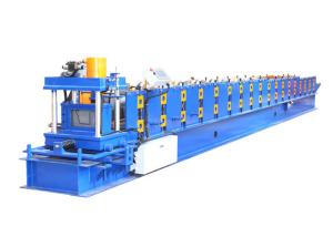 Steel / Aluminum Gutter Roll Forming Machine With Precision Counter And Cutting
